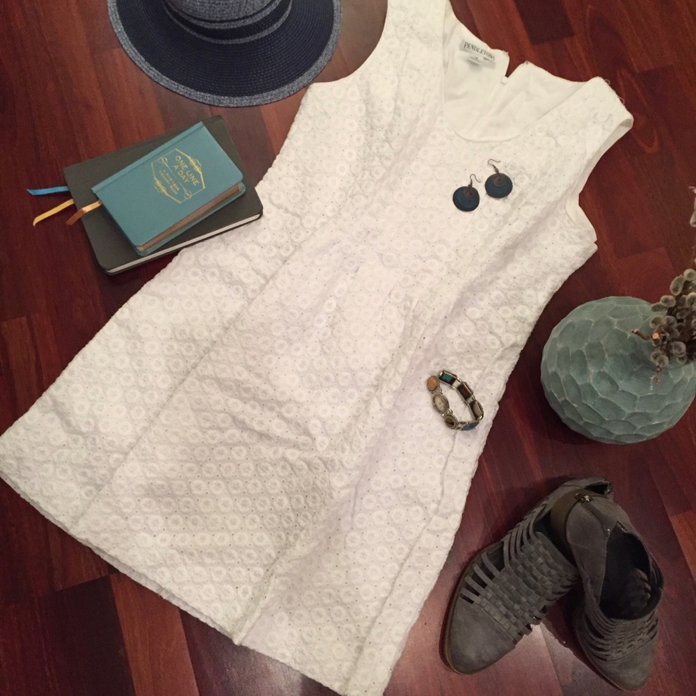 White Pendleton Dress - image 1